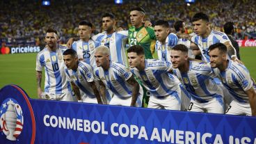 El equipo argentino que derrotó en la final a Colombia.