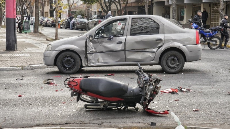 Así quedaron los vehículos siniestrados.