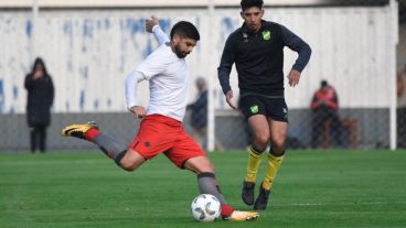 Banega, uno de los baluartes de la Lepra al que el técnico Méndez ve "muy bien".