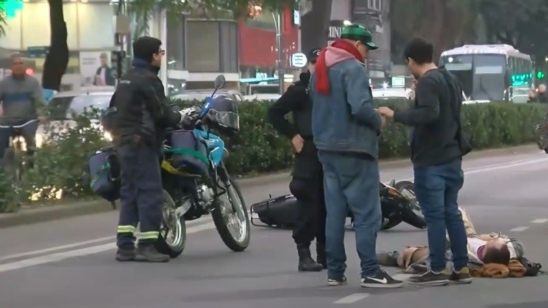 El siniestro vial en avenida Pellegrini.