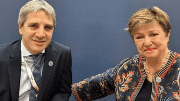 Caputo y Georgieva se reunieron en el marco de la cumbre de ministros de Economía del G20.