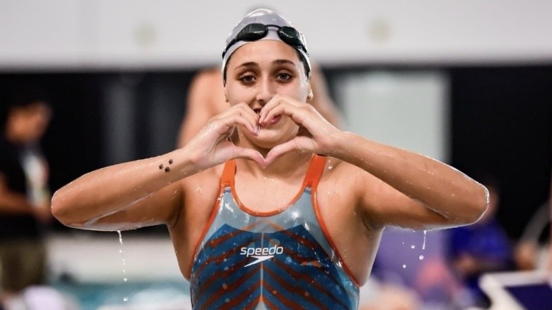 La joven Argentina tendrá su revancha el 2 de agosto en la categoría de 800 metros libres.