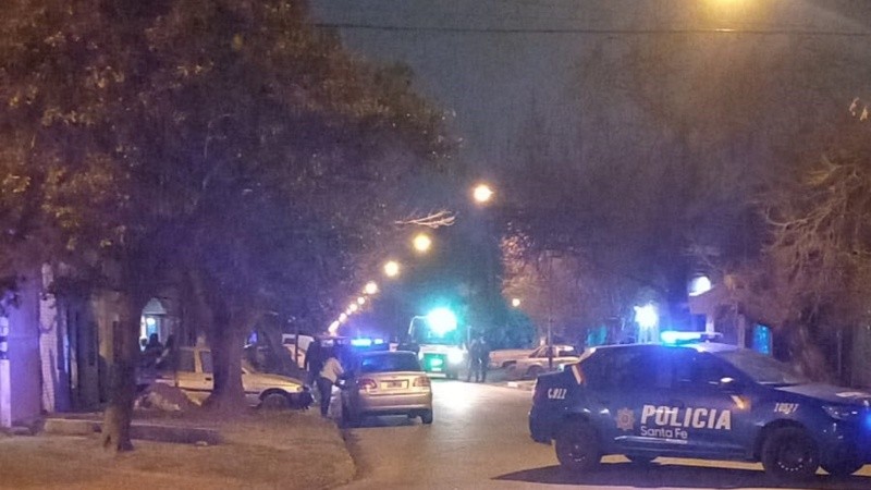 Personal policial trabajó en la zona.