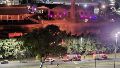 Fuego, humo y preocupación en el parque: se incendió un vagón en el Scalabrini Ortiz