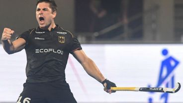 Peillat convirtió uno de los goles con los que Alemania eliminó a Argentina en hockey en París 2024.