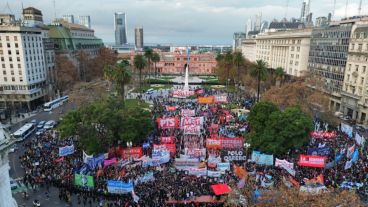 Las organizaciones movilizarán este miércoles a Plaza de Mayo.