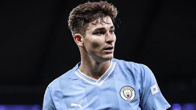 Julián Álvarez arribó a Manchester City en enero de 2022 y desde entonces convirtió 36 goles en 103 partidos.