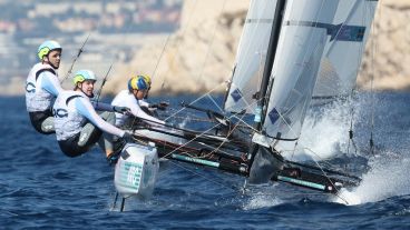 Mateo Majdalani y Eugenia Bosco sueñan con una medalla en vela.