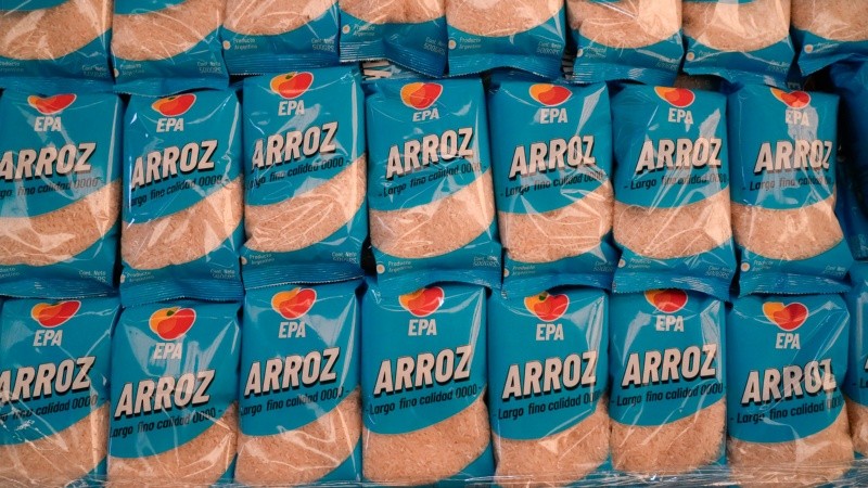 El arroz de marca EPA llega desde San Javier.