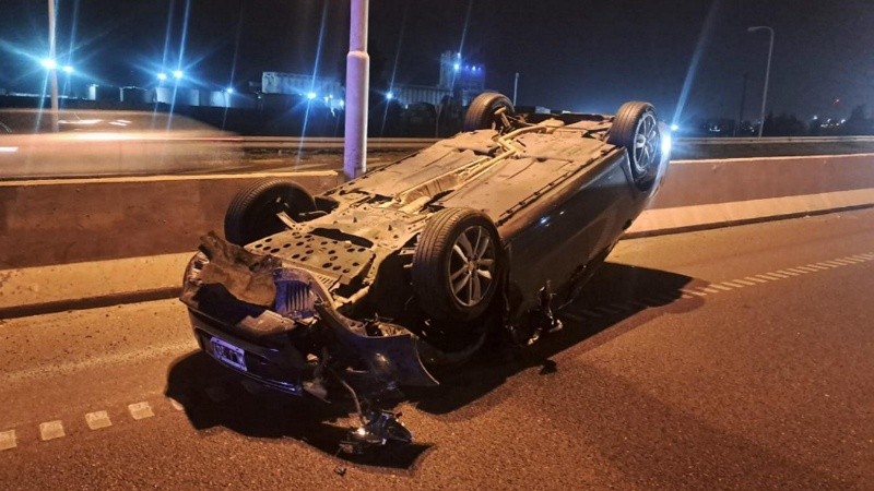 El accedente tuvo lugar el último sábado por la noche.