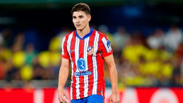 Julián Álvarez debutó en el Atlético de Madrid con un empate frente a Villarreal.