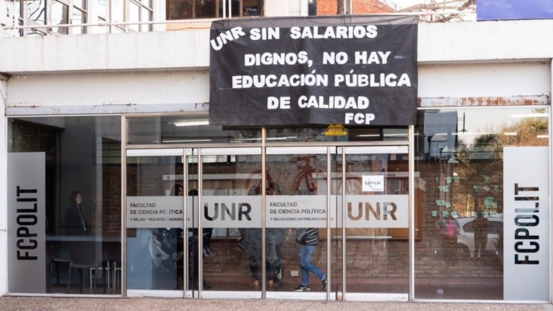 La protesta se desarrolla esta semana en facultades de todo el país.