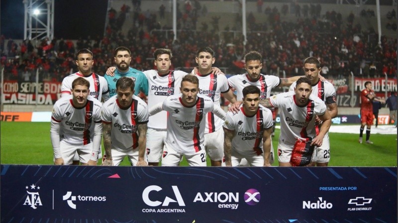 Los titulares rojinegros en San Nicolás.