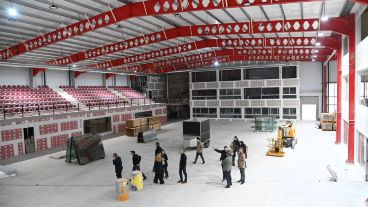 Una vista general del imponente Arena Sport que se viene en Rosario