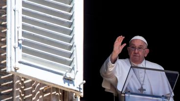 El papa Francisco en el Ángelus de este domingo.