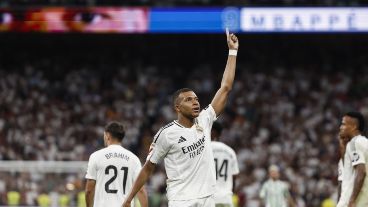 Kylian anotó por duplicado en el segundo tiempo en el Bernabéu.