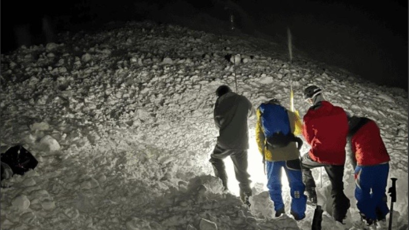 El hombre sufrió hipotermia y congelamiento