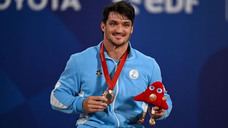 El argentino Gustavo Fernández ganó la medalla de bronce en los Juegos Paralímpicos de París 2024.