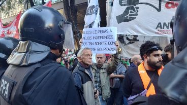 La marcha del miércoles pasado en Buenos Aires.