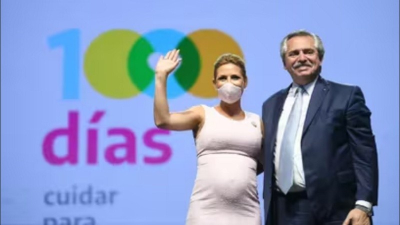 La ex primera dama Fabiola Yáñez y el expresidente, Alberto Fernández.