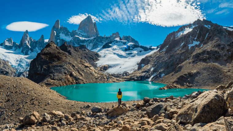 El Monte Fitz Roy, El Chaltén, Patagonia Argentina.