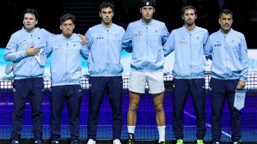 Con Fran Cerúndolo y Tomy Etcheverry como espadas, el equipo argentino llegó a Málaga.