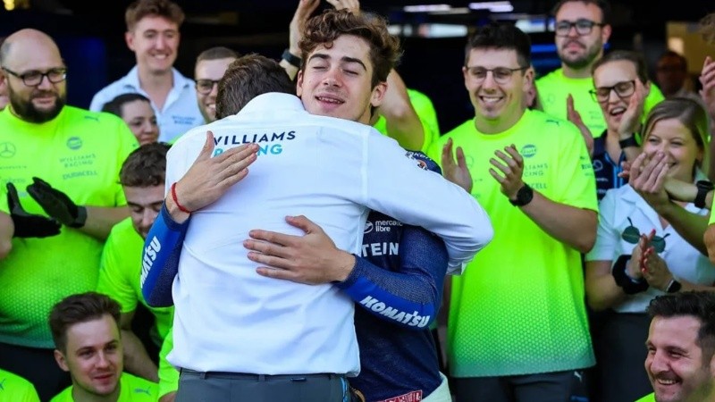 Franco Colapinto se llevó los elogios de todo el equipo de Williams tras el Gran Premio de Azerbaiyán.