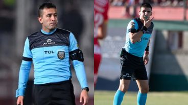 Lobo Medina (izquierda) y Merlos (derecha), los jueces para Newell's y Central este fin de semana.