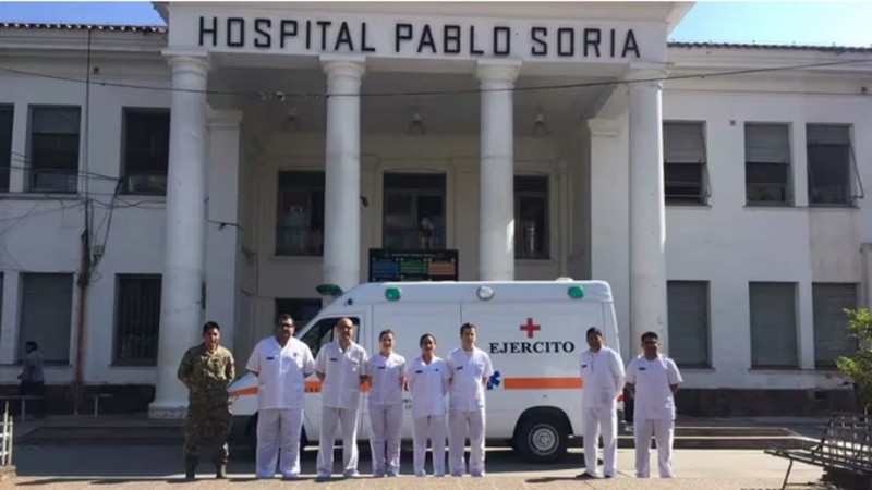 El Hospital Pablo Soria, en San Salvador de Jujuy, es uno de los centros sanitarios que más extranjeros recibe.