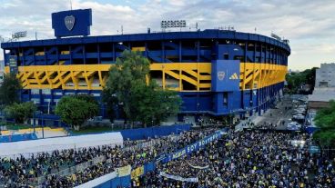 La Bombonera, la cancha de Boca Juniors en la Ciudad de Buenos Aires.