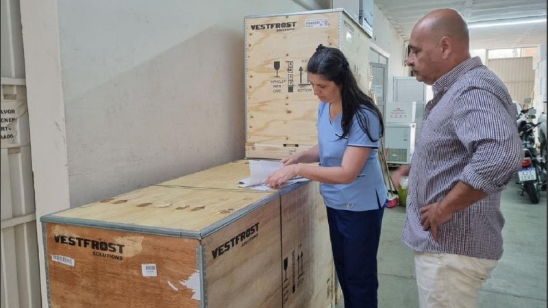 Los equipos de refrigeración arribaron a zonas rurales para paliar posibles cortes de energía.