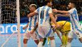 Argentina goleó a Kazajistán y enfrentará a Francia en semifinales del Mundial de Futsal