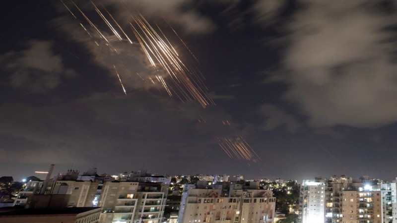 Una lluvia de misiles sobre Israel