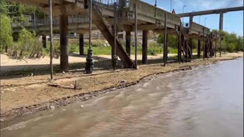 La bajada Nuñez desde donde parten las embarcaciones para Isla Verde.