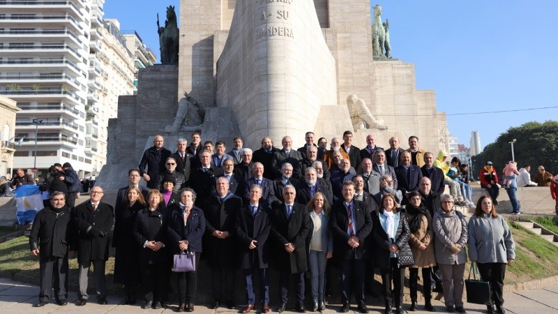 Los rectores de todo el país cuando se reunieron a fin del 2023 en Rosario.