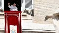 Pope Francis holds Angelus prayer in the Vatican