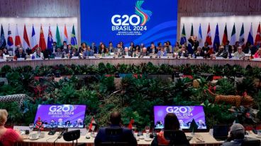 El G20 reunido el fin de semana en Brasilia.