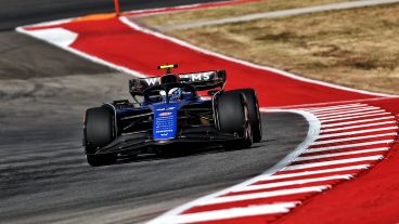 Franco Colapinto finalizó 19° en su única práctica previa al Gran Premio de Estados Unidos.