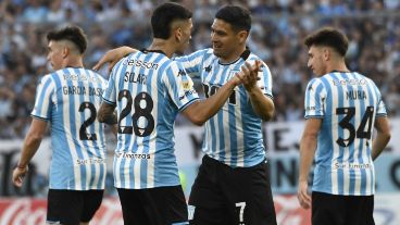 Racing volvió a ganar justo antes de la semifinal de la Sudamericana.