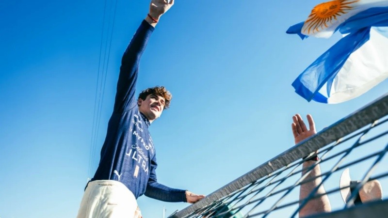 Franco Colapinto corrió este fin de semana en el Gran Premio de Estados Unidos y logró el décimo puesto.