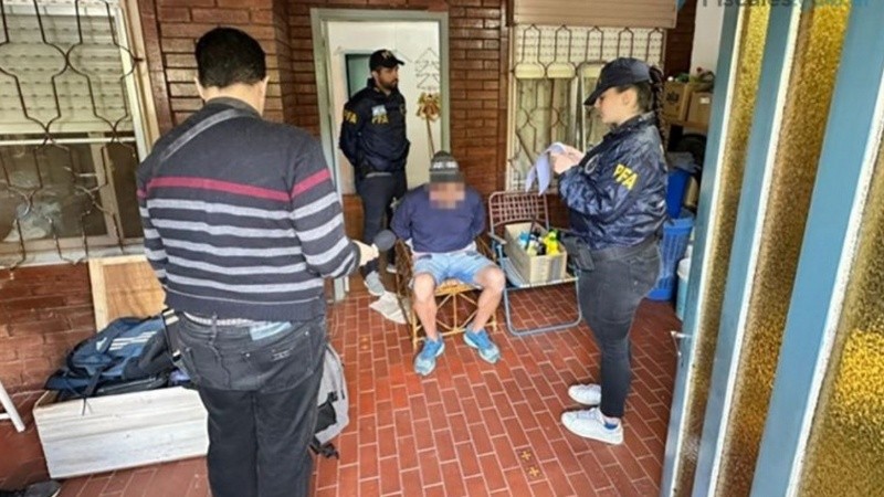 Al imputado lo encontró la PFA en un domicilio de barrio Belgrano.