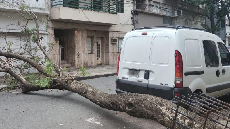 El tránsito estuvo completamente interrumpido.