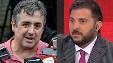 El ministro de Justicia y Seguridad de Santa Fe se cruzó con el periodista porteño.