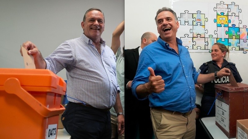 El oficialista Delgado y el opositor Orsi, principales candidatos de los comicios uruguayos.