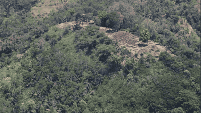 El monte Padang aparentemente estuvo abandonado durante varios milenios.