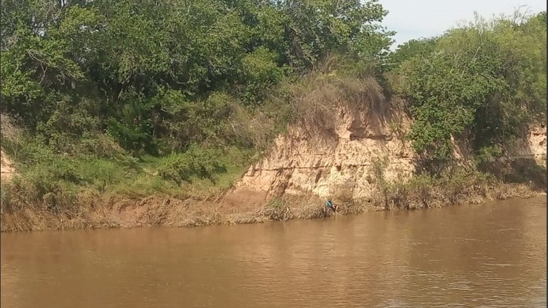 El hombre fue hallado en este lugar, en inmediaciones de Pueblo Andino.