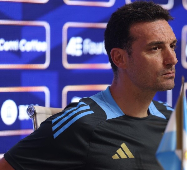 Scaloni habló en conferencia de prensa antes del partido de este martes entre Argentina y Perú.