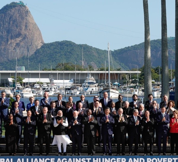 La foto de familia del G20, sin Biden ni Meloni ni Trudeau.