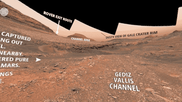 El próximo destino de Curiosity es la formación "the boxwork".