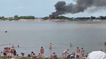 Imágenes desde La Florida, donde mucha gente pasaba la tarde.